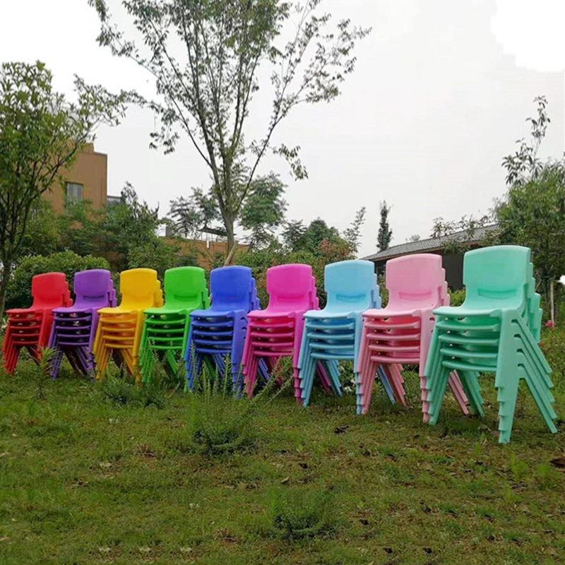 Стул для детского сада Пластиковый Маленький стул Детский стул со спинкой Табурет Студенческий стул Детский твердый стул утолщенный