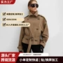 翻领多口袋撞色爆款夹克