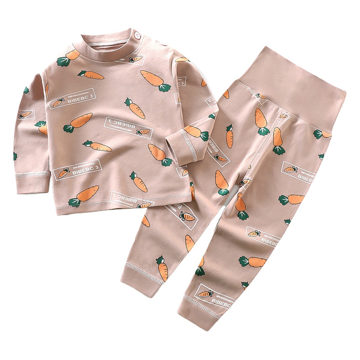 Traje de ropa interior para niños nuevos hombres y mujeres bebé Otoño e Invierno otoño ropa pantalones largos bottoming Home Wear ventas directas de fábrica