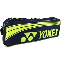 YONEX尤尼克斯羽毛球拍包YOBC8072CR-019单肩挎包3只装简约时尚
