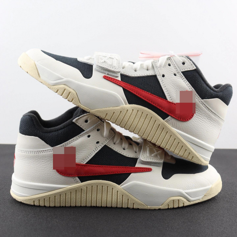 Putian Shoes Jumpman Jack Cut the Check Reverse Swoosh Velcro Men's and Women's Basketball Shoes