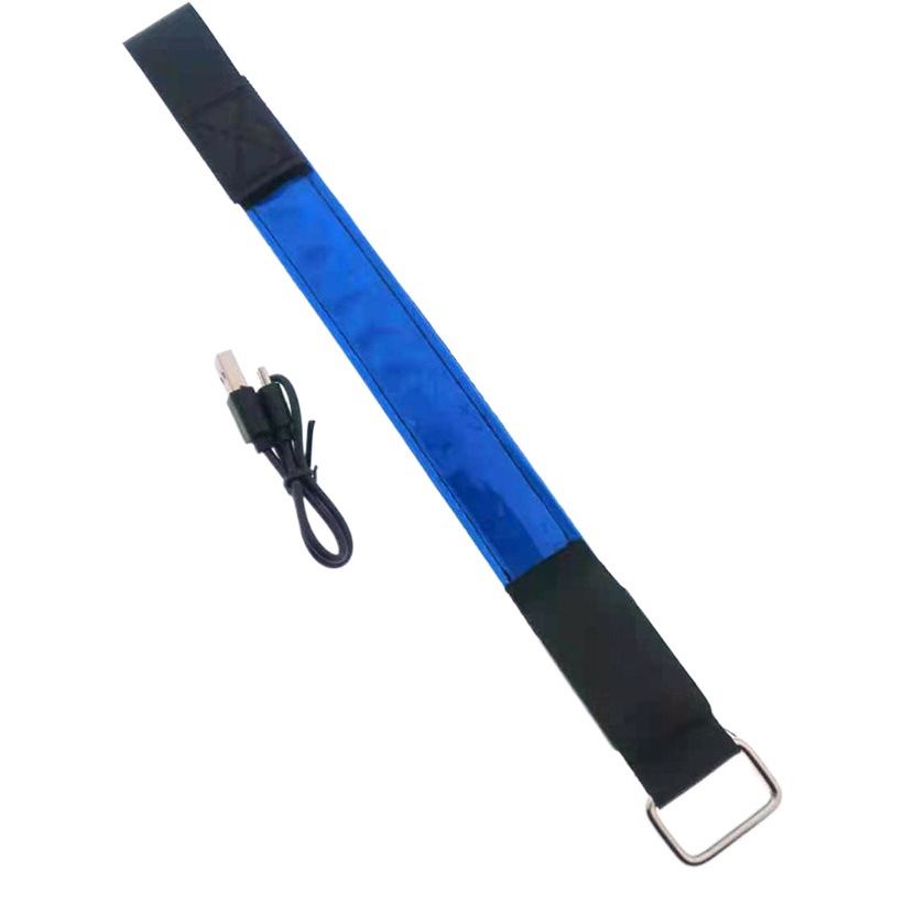 LED deportes pulsera noche flash luminoso corriendo celosía brazo banda hombres y mujeres montar señal luz reflectante tira de luz