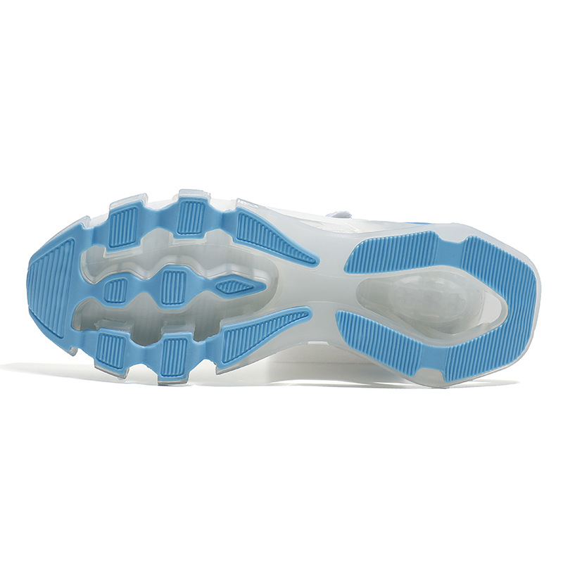 Männer modesch atmbar Spëtzekleeder Jogging Strécke Mesh Stoff, Blade Loftkëssen Héich Sole Sportsschong, Männer_voghion.com