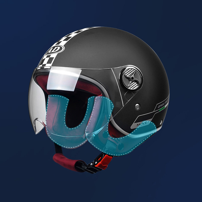 3C Certified Electric Motorcycle Helmet for Women and Men