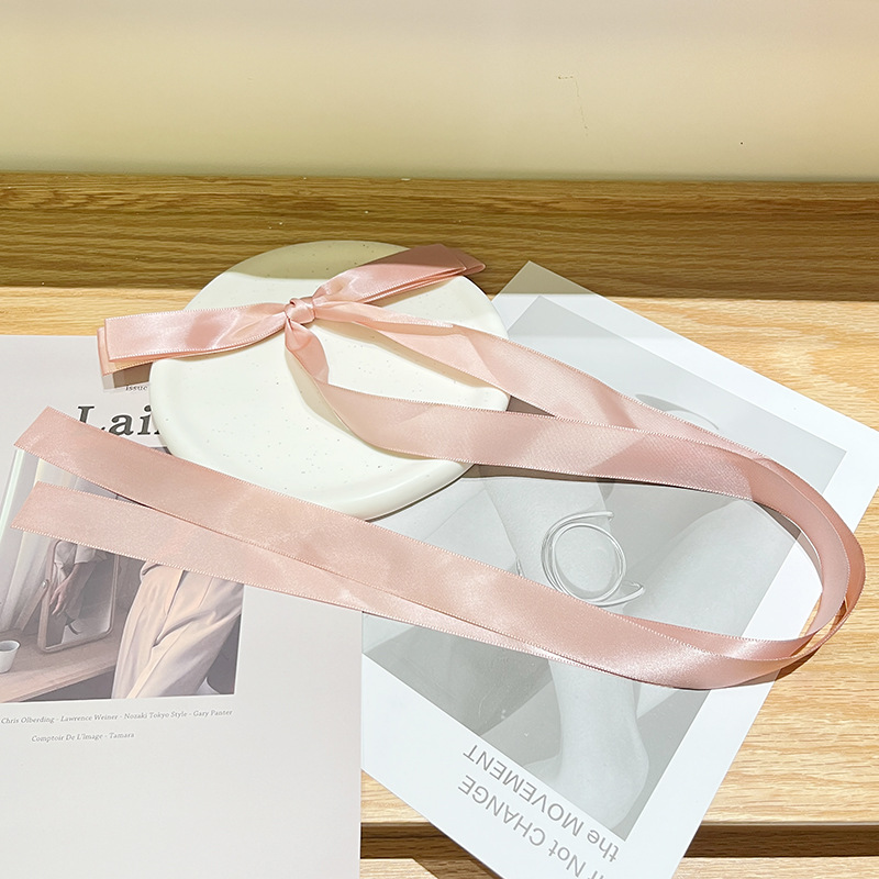 Women's Sweet Bow Knot Satin Hair Clip display picture 3