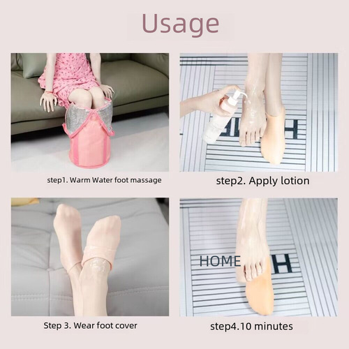 Silicone protective foot covers, waterproof, crack-proof, softening calluses, horny foot covers, foot masks, beach socks, soft protective covers