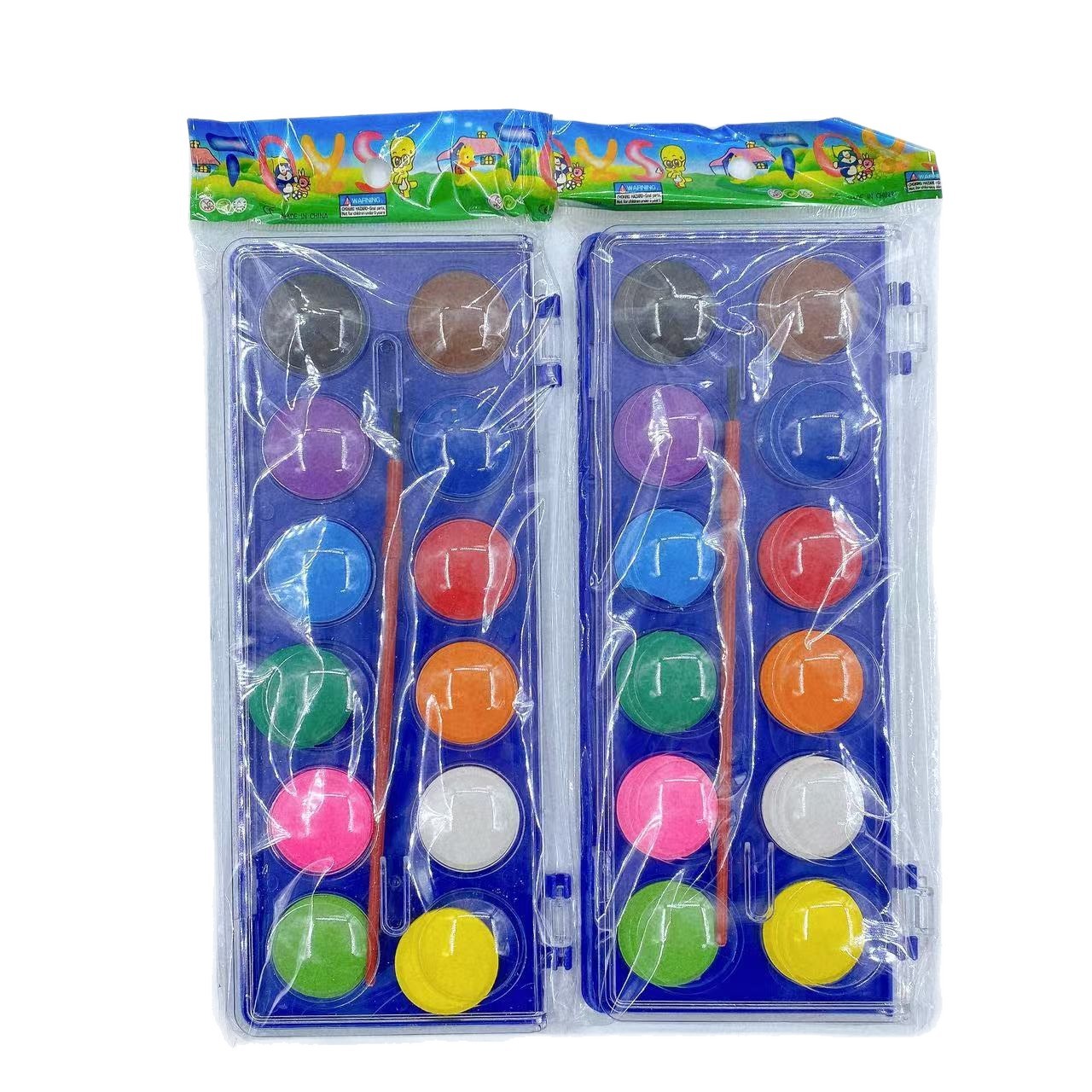 12 caja de color conjunto de pintura sólida pintura infantil pintura pintura pintura pintura acuarela pintura para principiantes