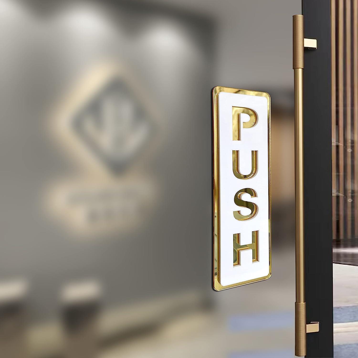 Pegatinas de puertas correderas PUSH y PULL transfronterizas
