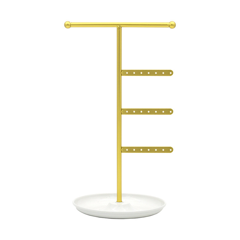 Geometric Pattern 1 Piece Metal Iron Modern Style Artistic Geometric Jewelry Display Jewelry Rack