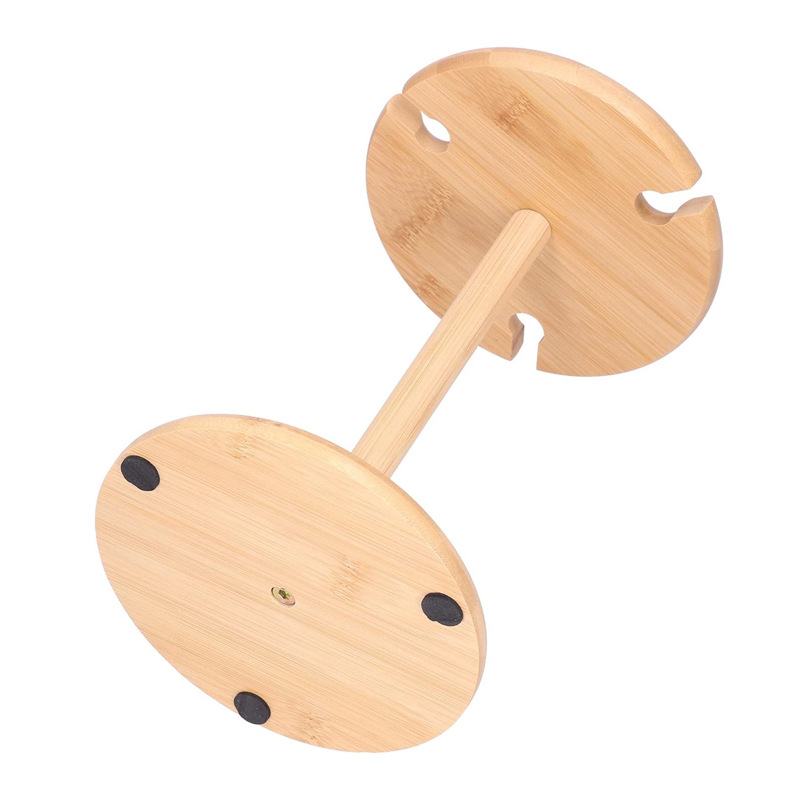Bambú copa de vino soporte escritorio creativo Copa almacenamiento rack hogar encimera copa invertida estante soporte decorativo