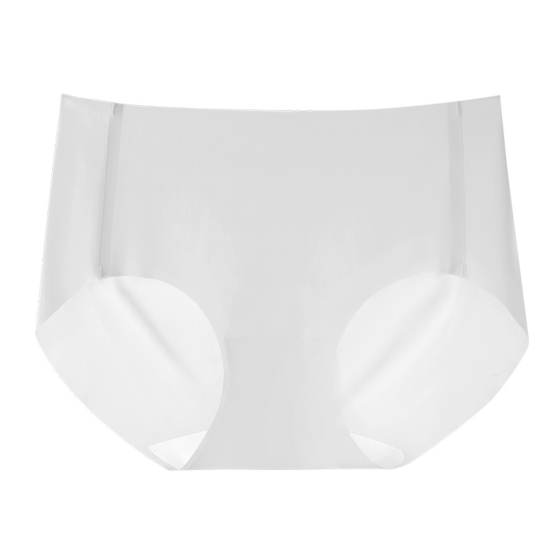Estilo delgado de verano, sin costuras, antienrollables, sensación de frescor, seda de morera antibacteriana de grado 7A, cuidado, entrepierna inferior, ropa interior de yoga de fitness para mujer