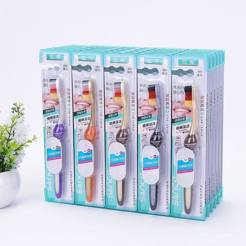 46 tipos de cepillo de dientes - 2 cepillo de dientes de pelo suave para adultos de alta calidad estudiantes decoración doméstica Yiwu pequeños productos básicos al por mayor