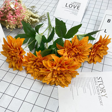 室内轻奢高端仿真花假花摆件卧室书房客厅餐桌花干花摆设仿生