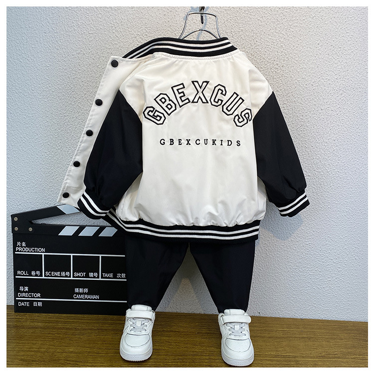 Xiaoying mark & xdm-7113 word baseball uniform suit = spring and autumn trend suit_