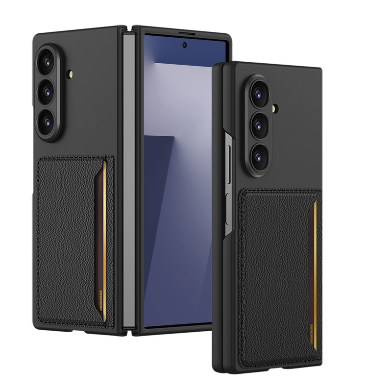 Samsung Galaxy Z Fold 30% off スタックスクリーン携帯電話ケース、超薄型細穴カードホルダー、クリエイティブな携帯電話保護カバーに適しています。|undefined