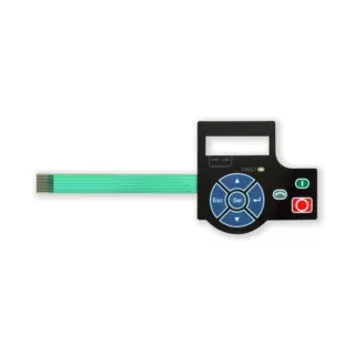 定做LED灯薄膜开关 电子设备鼓包按键贴膜 丝印pet银浆线路面板