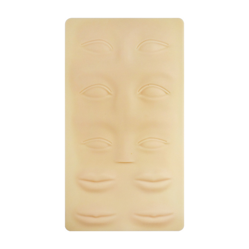 Tattoo embroidery solid practice leather tattoo eyebrow beginner practice hand fake leather silicone 3d imitation leather wholesale