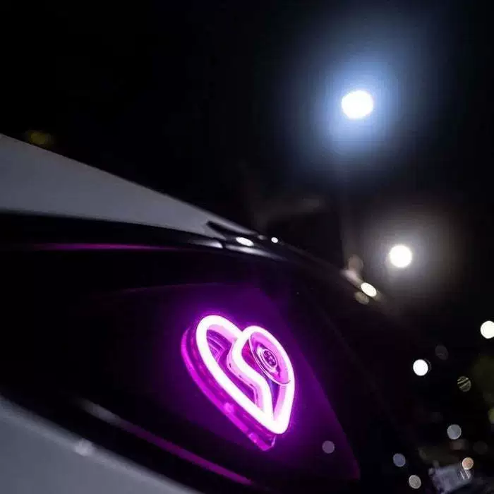 Автомобильный треугольник окно свет LED интерьерное украшение атмосфера любви светодиодная подсветка окна атмосфера света