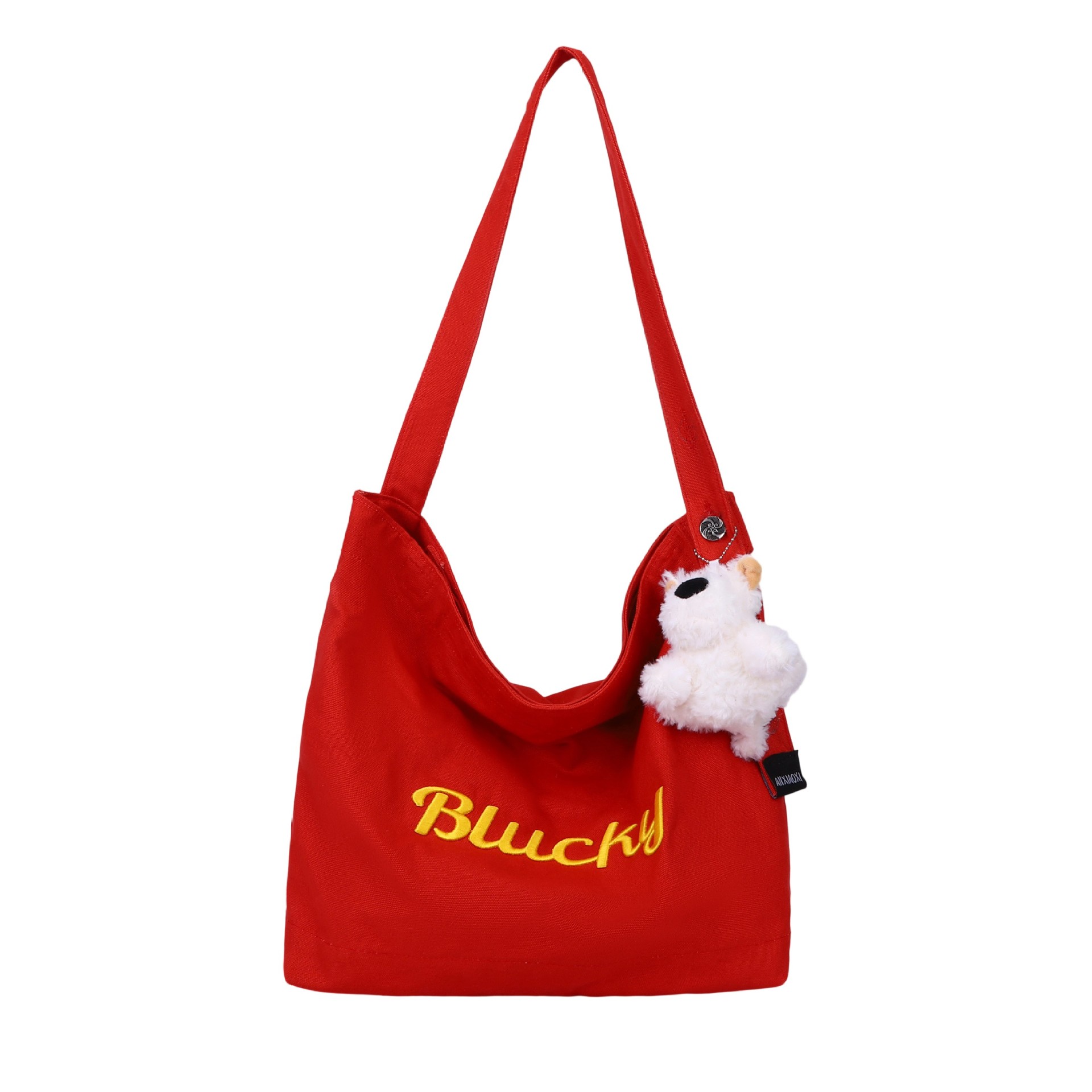 letras extranjeras, bolsas de hombro para niños y niñas, lindos colgantes de oso, bolsas de mochila para bebés, bolsas de lona para niños de gran capacidad, moda