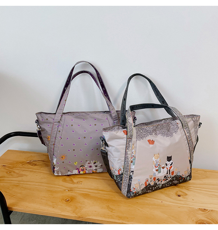 Women's Large Nylon Geometric Cute Square Zipper Bag Sets display picture 19