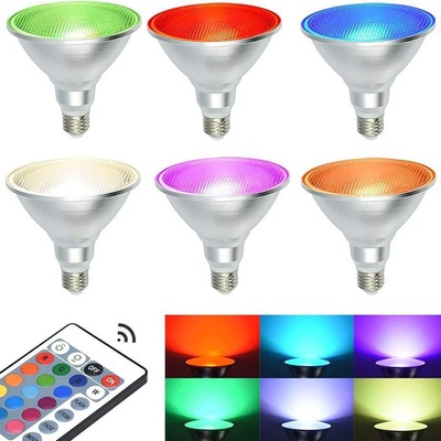 新品户外防水par灯 遥控rgbw四路同步记忆功能par30射灯草坪灯