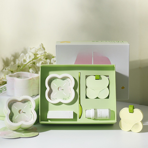 Happy Fragrance Scented Candle Soy Wax Planting Gift Box Birthday Handout Teacher's Day Gift Home Decor