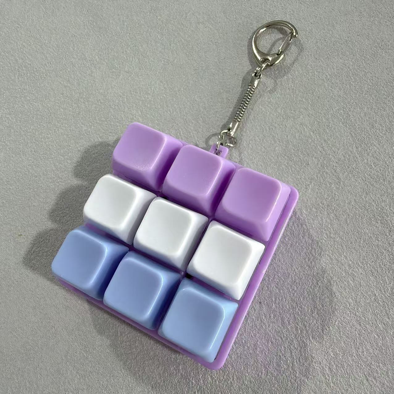 Nine-key purple shell-light purple