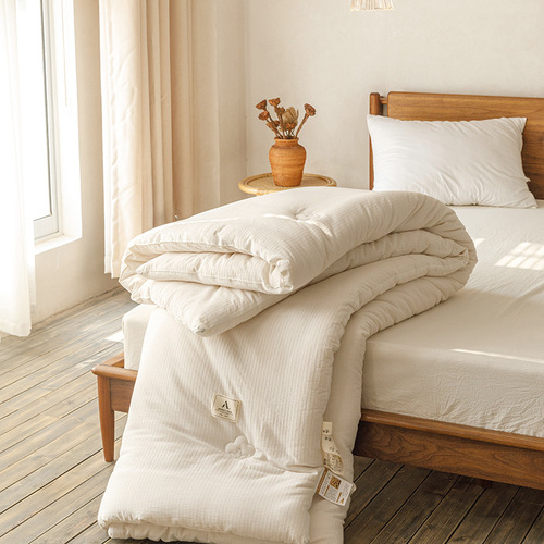 Japanese A-Class Cotton All-Cotton Spring, Summer, Autumn, Winter Quilt Four-Season Comforter Core Pure Cotton Thick Warm Blanket for Export to Japan