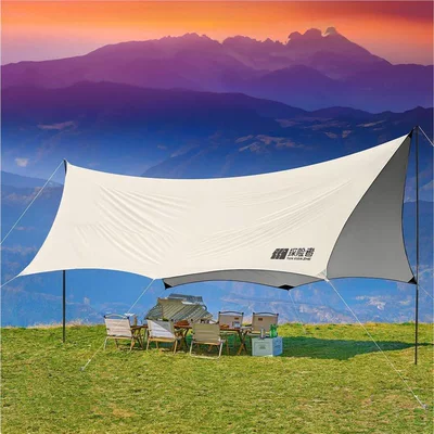 Silver-Coated Canopy Tent Outdoor: Avtomobil yan çətirləri