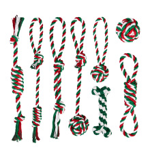 跨境宠物磨牙玩具圣诞套装玩具球耐咬狗玩具自嗨解闷磨牙狗狗玩具