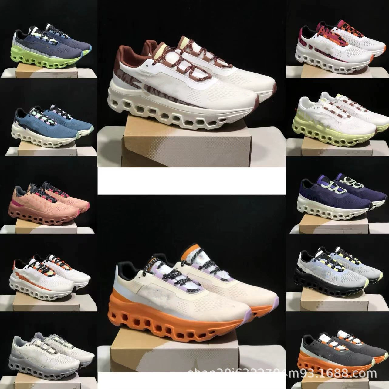 On On Run Cloudmonster маленький монстр удобный дикий нескользящий низкий уровень углеродной доски для мужчин и женщин повседневные кроссовки