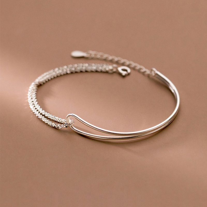 Daily Occasion Copper Material Casual Simple Style Solid Color Copper Plating Bracelets