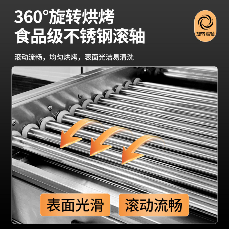 双驰商用烤肠机摆摊全套烤火腿肠烤肠机全自动双控温热狗机批发|undefined