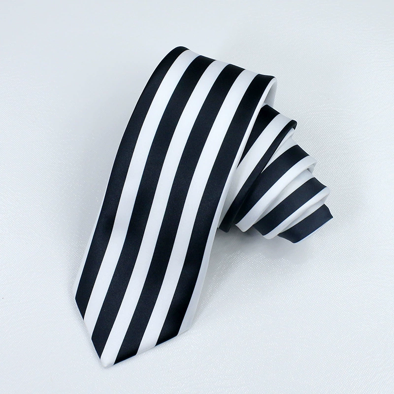 Goddess Different Record 5 Tie Persona5 Goro Akechi Wise 郞 Black and White striped tie