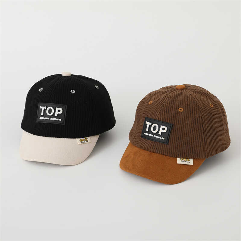 Sombreros de bebé de invierno y otoño de terciopelo de moda coreana para niños y niñas al aire libre caliente y grueso sombrero de pato universal