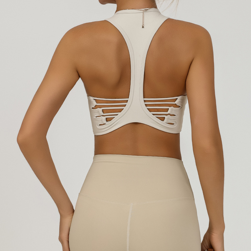 Europa y los Estados Unidos transfronterizos espalda hermosa barra de deporte de alta elasticidad correr secado rápido entrenamiento de baile bra de fitness chaleco de pecho
