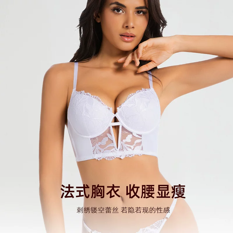Vest, lace thin bra top, supporting sexy underwear, french style