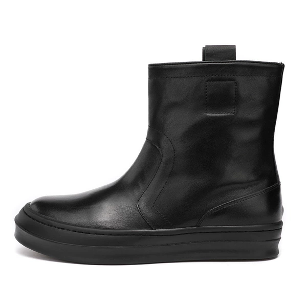 All black glossy + leather