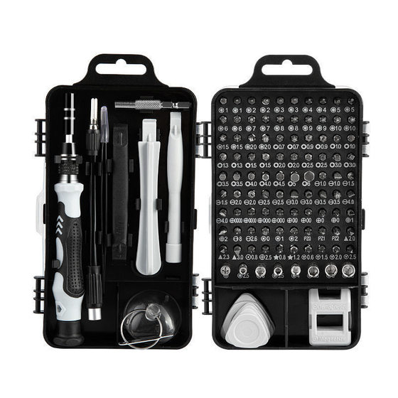 Factory supply tools 115-in-1 screwdriver suit wholesale watch mobile phone disassembly installation repair kit