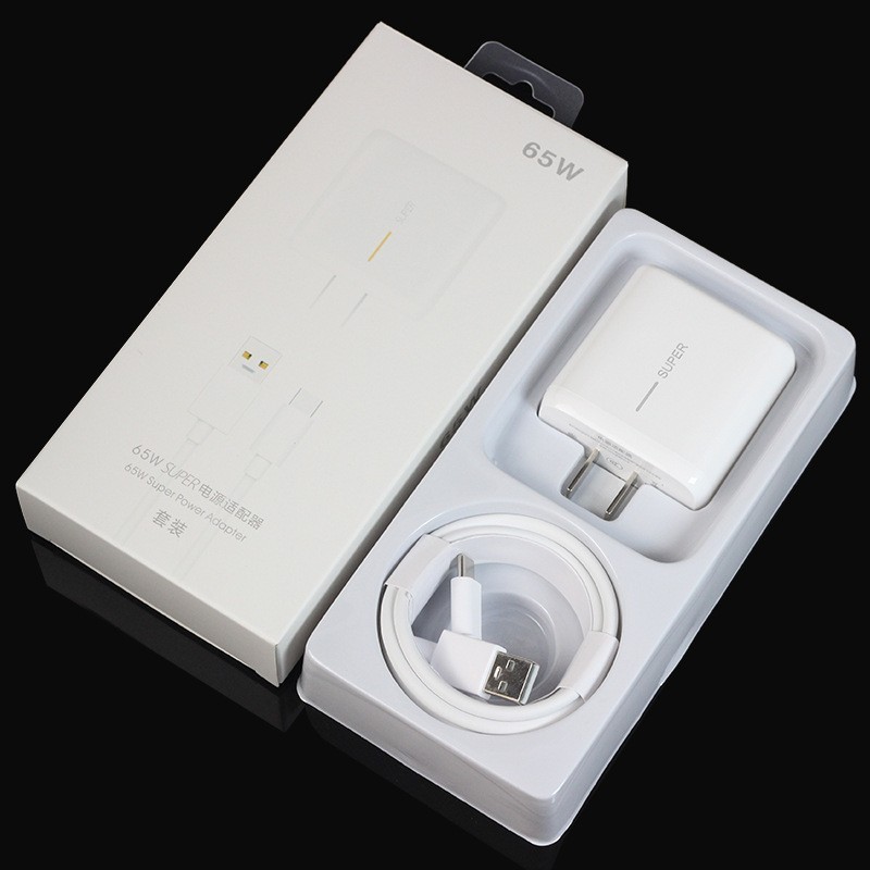 65W フラッシュ充電器 OPPO 携帯電話急速充電ヘッド Reno4/5/6 スーパーフラッシュ充電充電ヘッド Realme Ac に適しています|undefined