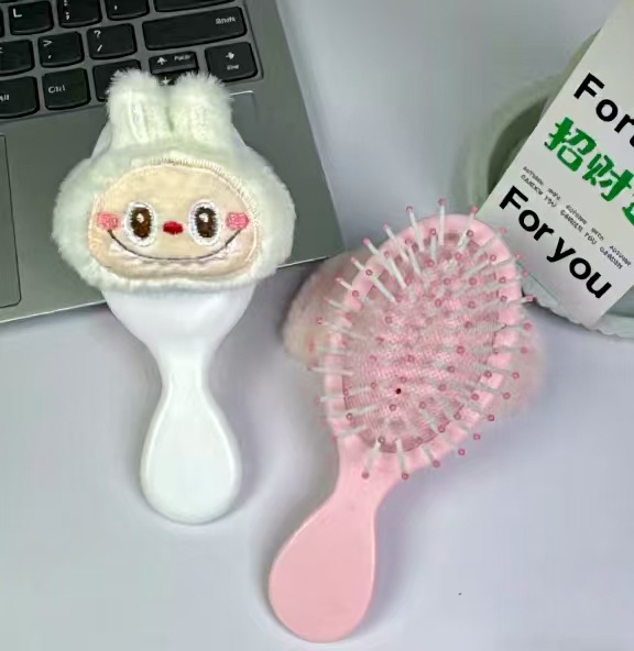 Peines de bolsas de aire de peluche Loopy Peines de aire de peluche Peines de masaje portátiles Peines de masaje mini