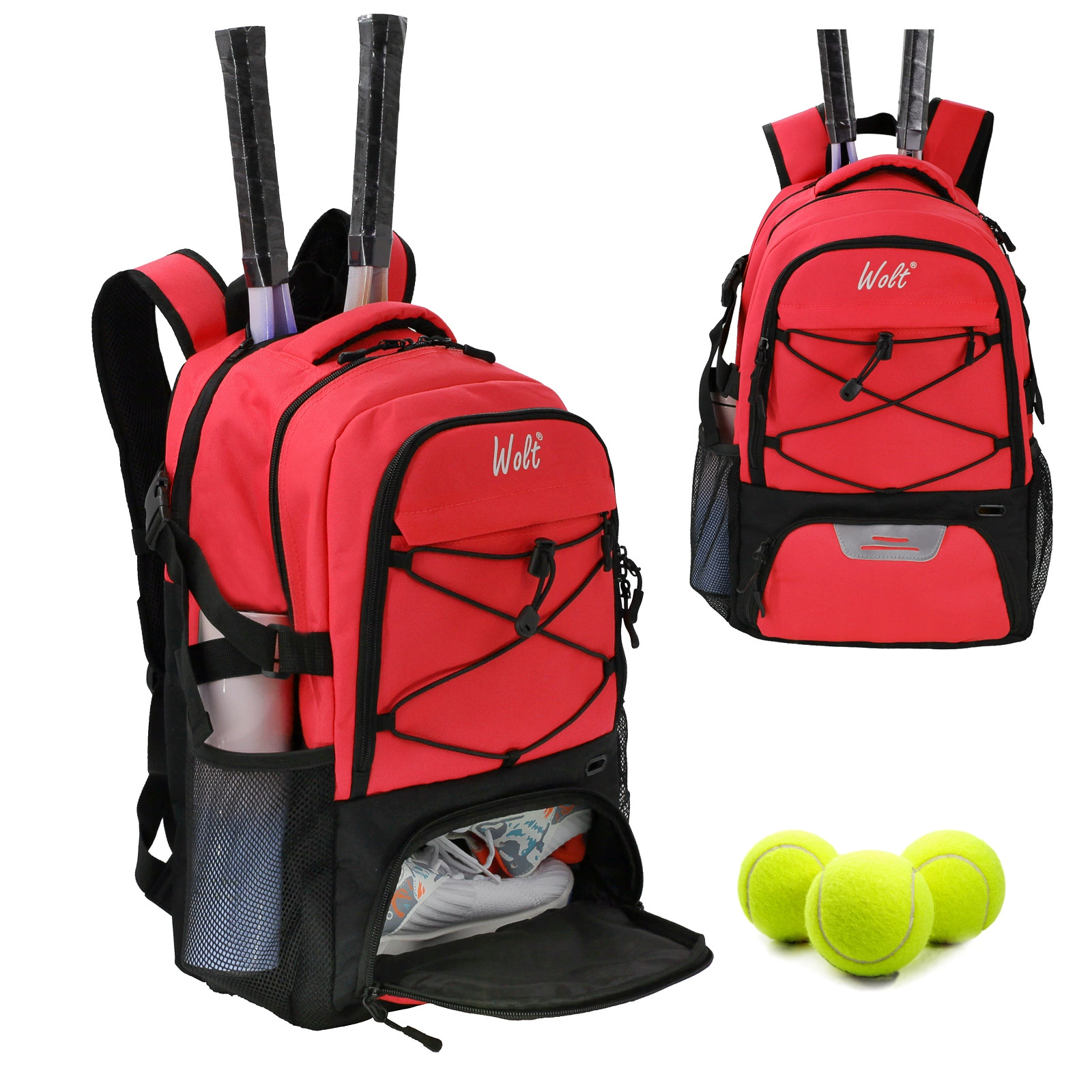 сумка для спорта WOLT Tennis, рюкзак для плавания, дорожная сумка, дышащая износостойкая школьная сумка