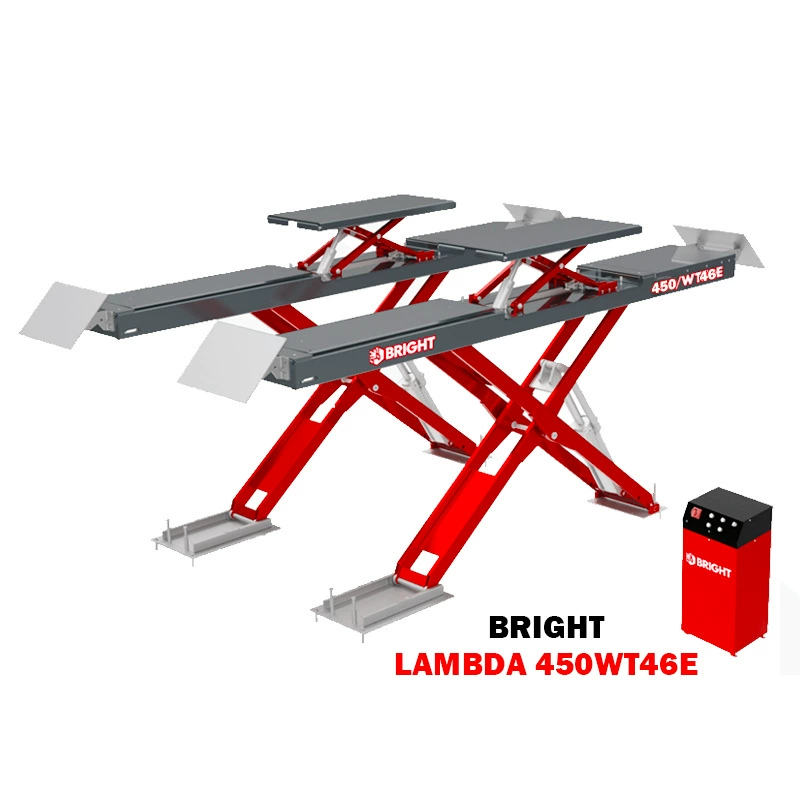 Подъемник ножничный большой для детей и взрослых BRIGHT Fire Eagle Ground Type Four-Wheel Alignment LAMBDA 450/WT46E