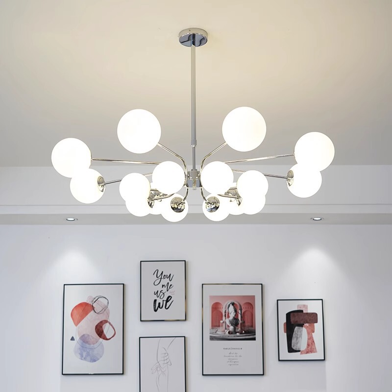 Creative Bedroom Nordic Retro Molecular Lights Hall Light Bauhaus French Middle Ancient Beanstalk Restaurant Living Room Chandelier Creative Bedroom Nordic Retro Molecular Lights Hall Light Bauhaus French Middle Ancient Beanstalk Restaurant Living Room Chandelier