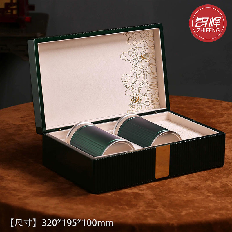 御藏合金罐散装烤漆木盒绿茶岩茶红茶铁观音白茶罐装礼盒茶叶罐