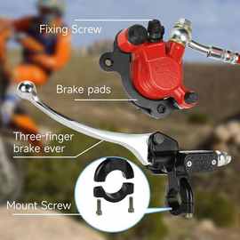 1套 颜色：图片色 材质：不锈钢 自行车液压盘式制动套件 刹车碟