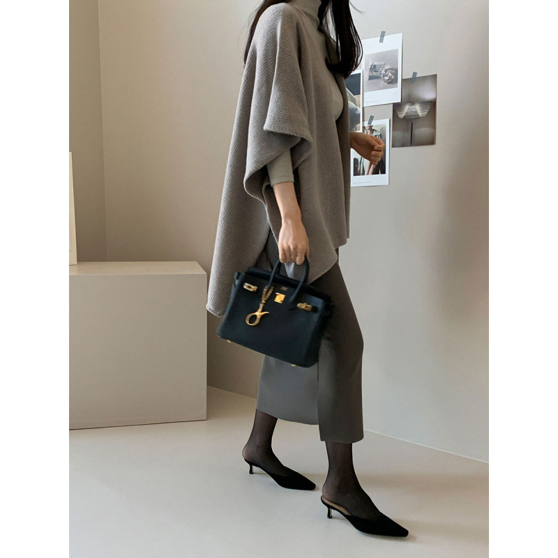 Corea del Sur Dongdaemun perezoso viento de punto chaqueta de chal de mujer ocio temperamento suave suéter de cashmere abrigo