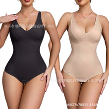 跨境欧美无痕塑身连体衣 收腹提臀美背紧身衣