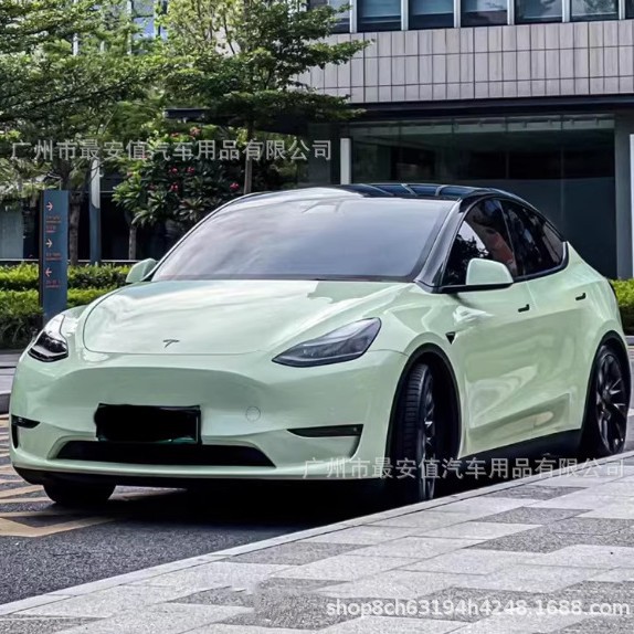 Pet Piano Avocado Green Car Color Changing Film Full Car Electric Motorcycle Body Paint Film Modification Film