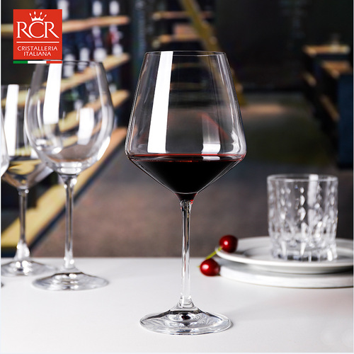 RCR Italian Import Crystal Wine Glasses High-End Red Wine Glass Decanter Set Home Use Light Luxury Burgundy Tall Glass